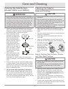 Use And Care Manual - (page 21)