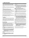 User Manual & Installation & Service Instructions - (page 3)