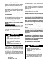 Installation Instructions; Use And Care Information - (page 2)