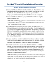 Installation Checklist - (page 2)