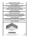 Installation, Use And Maintenance Manual - (page 1)