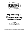 Operating & Programming Manual - (page 1)