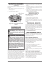 Owner's Operating & Installation Manual - (page 12)