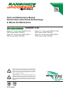 Parts And Maintenance Manual - (page 1)