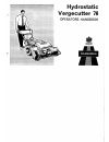 Operator's Handbook Manual - (page 1)