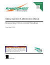 Safety, Operation & Maintenance Manual - (page 1)