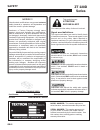 Setup, Parts & Maintenance Manual - (page 4)