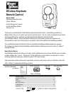 Operating Instructions And Owner's Manual - (page 1)