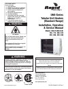 Installation, operation & service manual - (page 1)