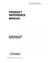 Product Reference Manual - (page 1)