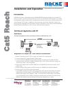 Installation And Operation - (page 1)