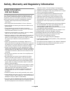 Safety And Warranty Manual - (page 2)