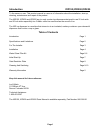 Service & Installation Manual - (page 2)