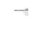 Product Reference Manual - (page 3)