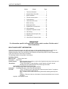 Installation And Servicing Manual - (page 2)