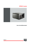 User And Installation Manual - (page 1)