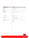 Technical Specifications - (page 2)