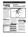 Operating Instructions And Parts Manual - (page 11)