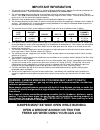Assembly, Installation And Operation Instructions - (page 2)