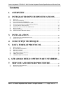 Product Specification And Service Manual - (page 4)