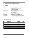 Product Specification And Service Manual - (page 7)
