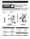 Operating instructions and replacement parts list manual - (page 1)