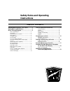 Operation, Troubleshooting And Replacement Parts Manualooting And Replacement Parts Manual - (page 19)
