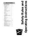 Operation, T Roubleshooting And Replacement Parts Manual - (page 15)