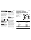 Operating instructions and parts list manual - (page 4)