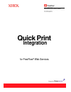 Quick Print Integration Manual - (page 1)