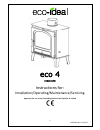 Instructions For Installation, Use And Maintenance Manual - (page 1)