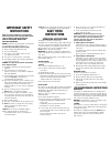 Use And Care Instruction Manual - (page 1)