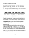 Installation And Operating Instruction - (page 8)
