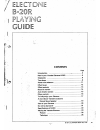 Playing Manual - (page 1)