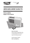 Users Manual & Energy Saving Tips - (page 1)