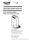 Users Manual & Energy Saving Tips - (page 1)