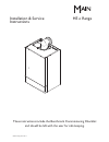 Installation & Service Instructions Manual - (page 1)