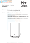 User, Installation & Servicing Instructions - (page 1)