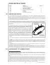 Installation And User Instructions Manual - (page 14)