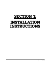 Installation And Service Instructions Manual - (page 5)