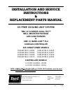 Installation and service instructions manual - (page 1)