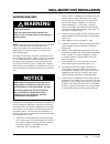 Installation and service instructions manual - (page 11)