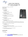 User's Manual And Helpful Tips - (page 1)