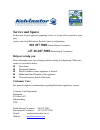 User And Installation Instructions Manual - (page 21)