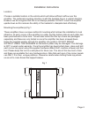 Instruction & Installation Manual - (page 5)