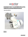 Installation, Operating And Maintenance Manual - (page 1)
