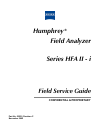 Field Service Manual - (page 1)