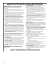 Installation Instructions And Use & Care Manual - (page 16)