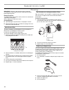 Installation Instructions And Use & Care Manual - (page 12)