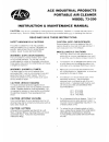 Instruction & Maintenance Manual - (page 1)